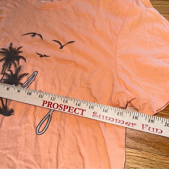 Hurley T-Shirt Women Orange Hurley Logo Cropped Cotton - Picture 5 of 5